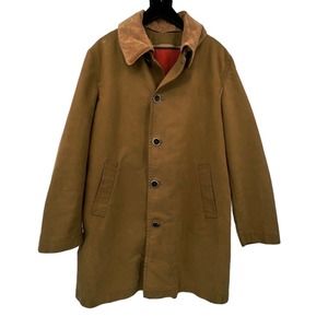 Vintage Clever Tan Cotton Blend Wool Zip Out Liner Barn Jacket‎ XL